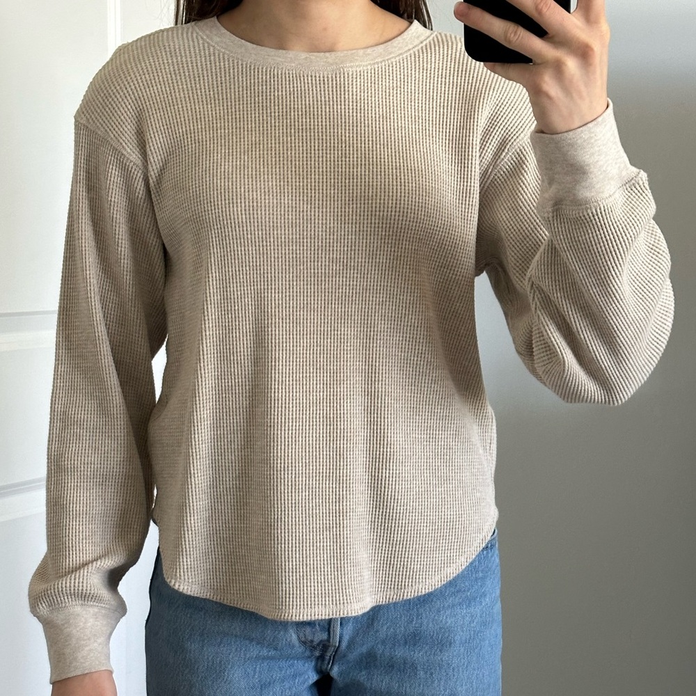 Uniqlo Beige Long Sleeve